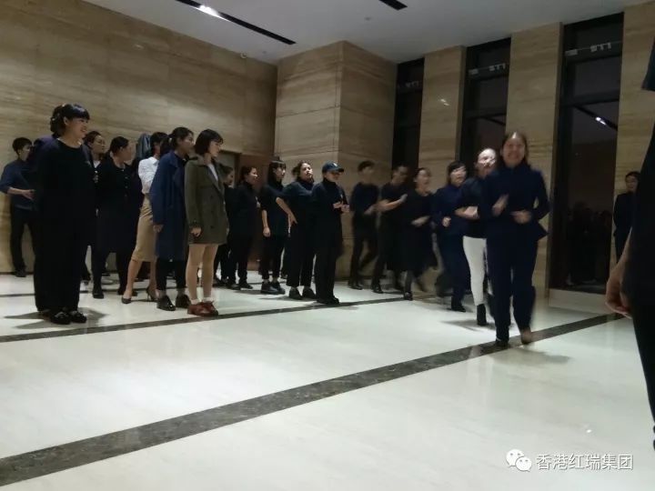 仪仗队强化训练，备战FB体育官网宣导大会！